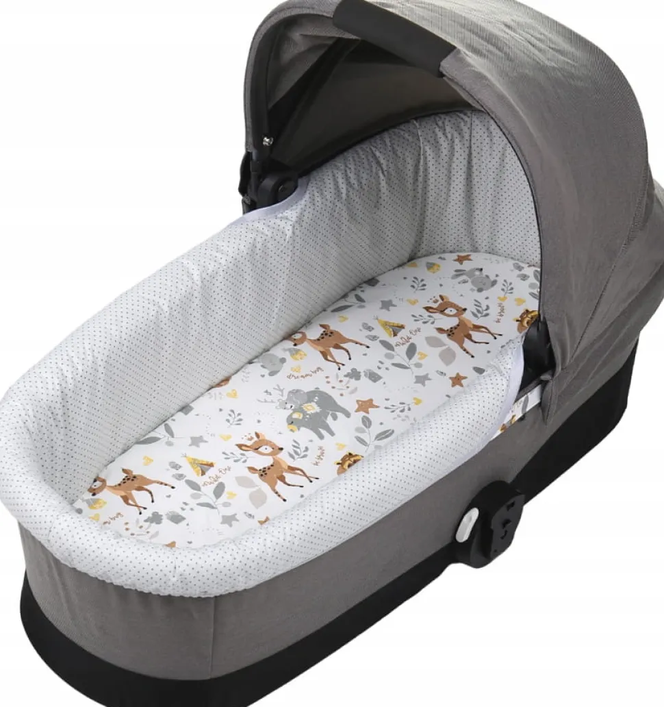 Babymam wkładka do gondoli wózka + prześcieradło