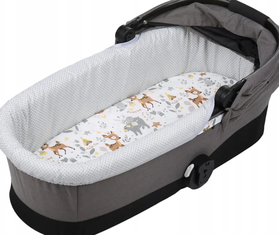 Babymam wkładka do gondoli wózka + prześcieradło