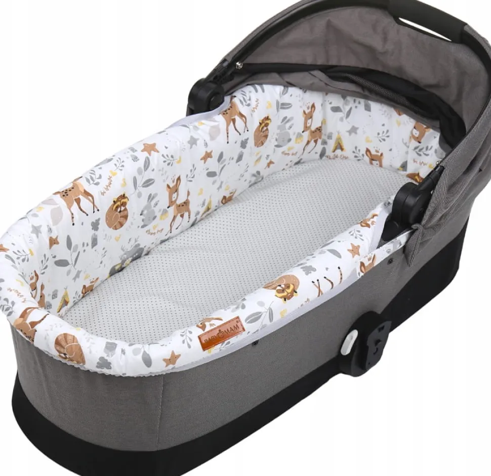 Babymam wkładka do gondoli wózka + prześcieradło