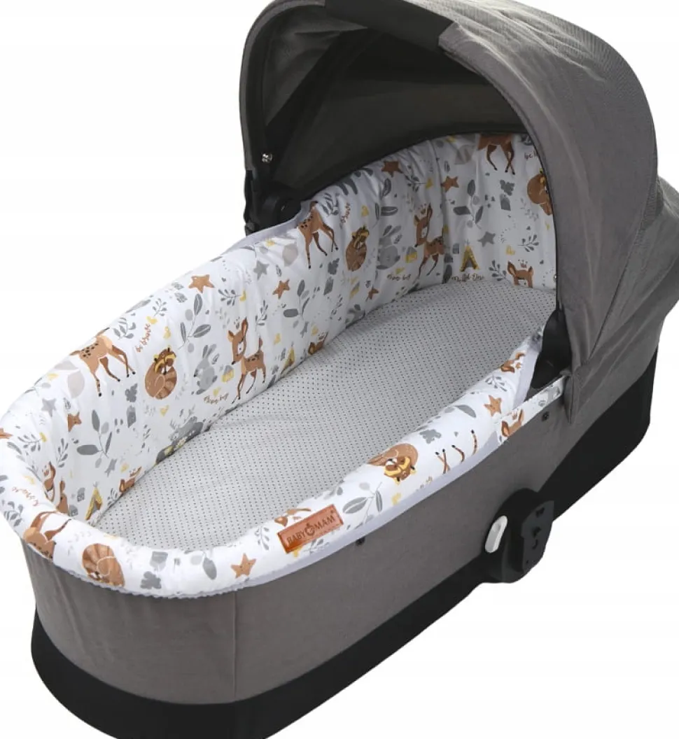 Babymam wkładka do gondoli wózka + prześcieradło
