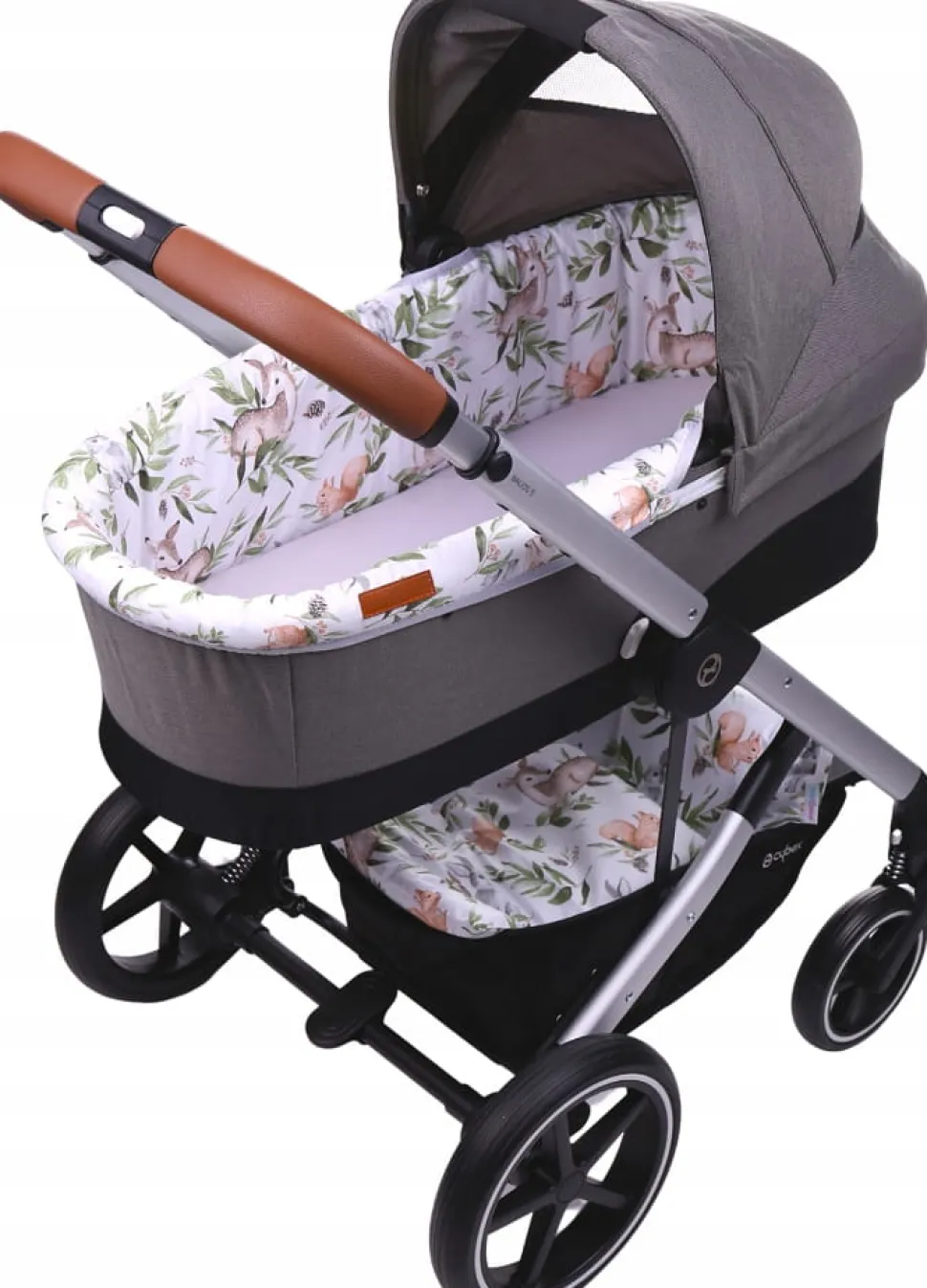 Babymam wkładka do gondoli wózka + prześcieradło