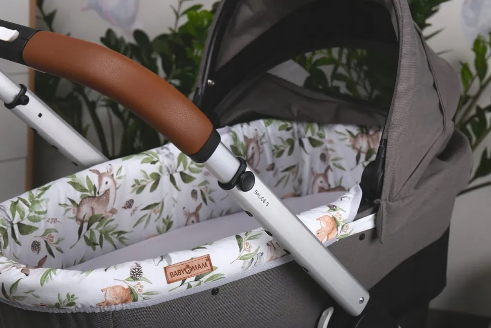 Babymam wkładka do gondoli wózka + prześcieradło