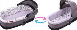 Babymam wkładka do gondoli wózka + prześcieradło