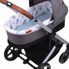 Babymam wkładka do gondoli wózka + prześcieradło