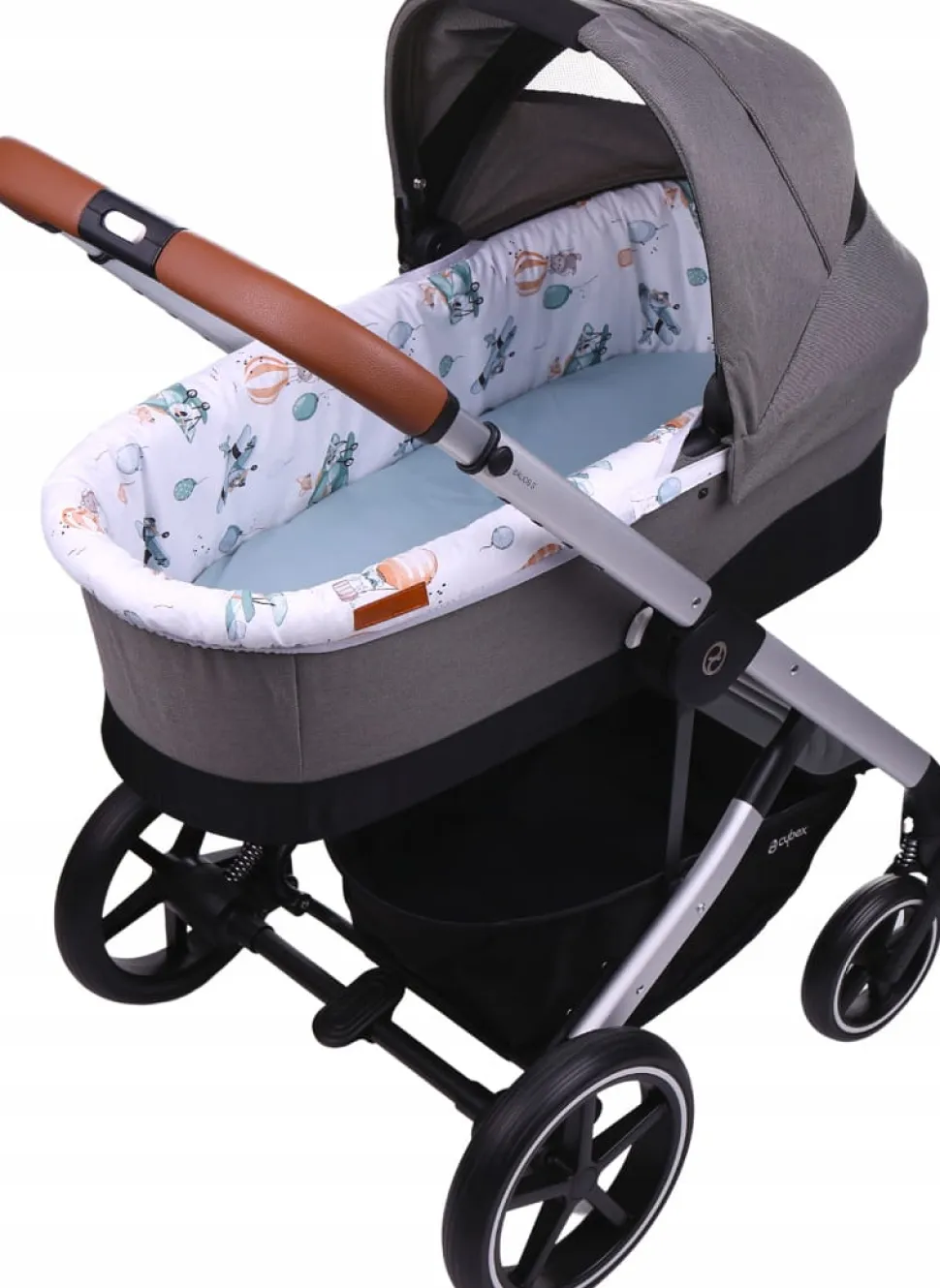 Babymam wkładka do gondoli wózka + prześcieradło