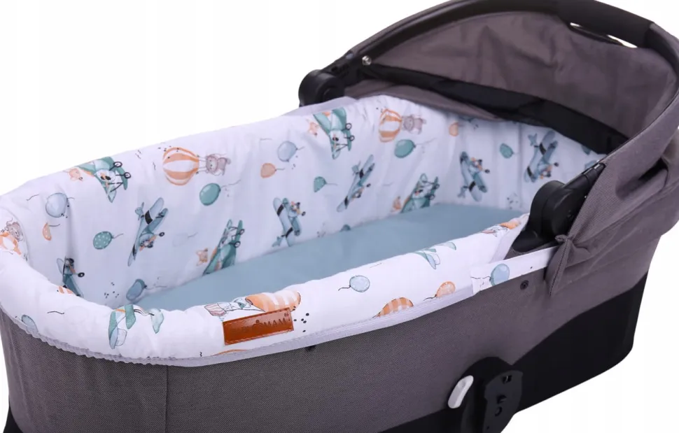 Babymam wkładka do gondoli wózka + prześcieradło