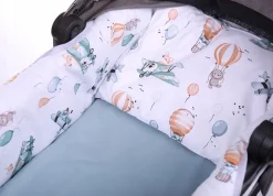 Babymam wkładka do gondoli wózka + prześcieradło