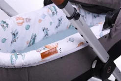 Babymam wkładka do gondoli wózka + prześcieradło