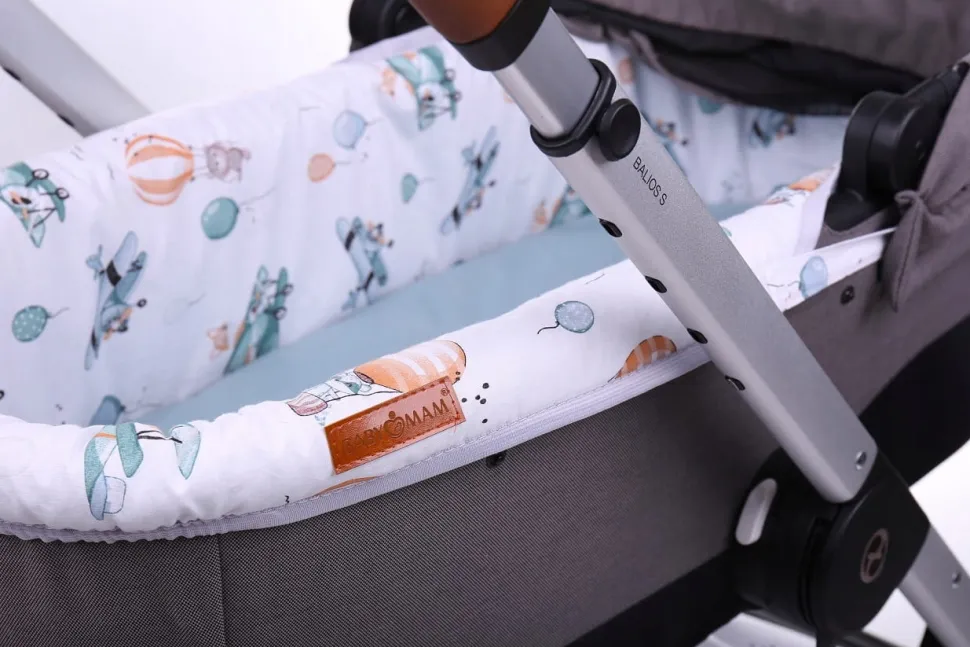 Babymam wkładka do gondoli wózka + prześcieradło