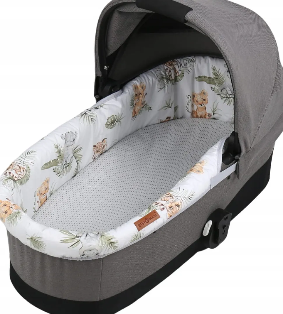 Babymam wkładka do gondoli wózka + prześcieradło