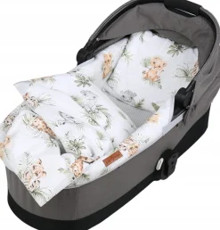 Babymam wkładka do gondoli wózka + prześcieradło