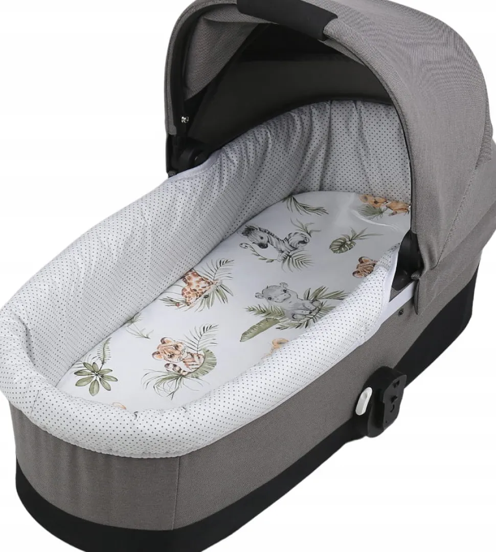 Babymam wkładka do gondoli wózka + prześcieradło