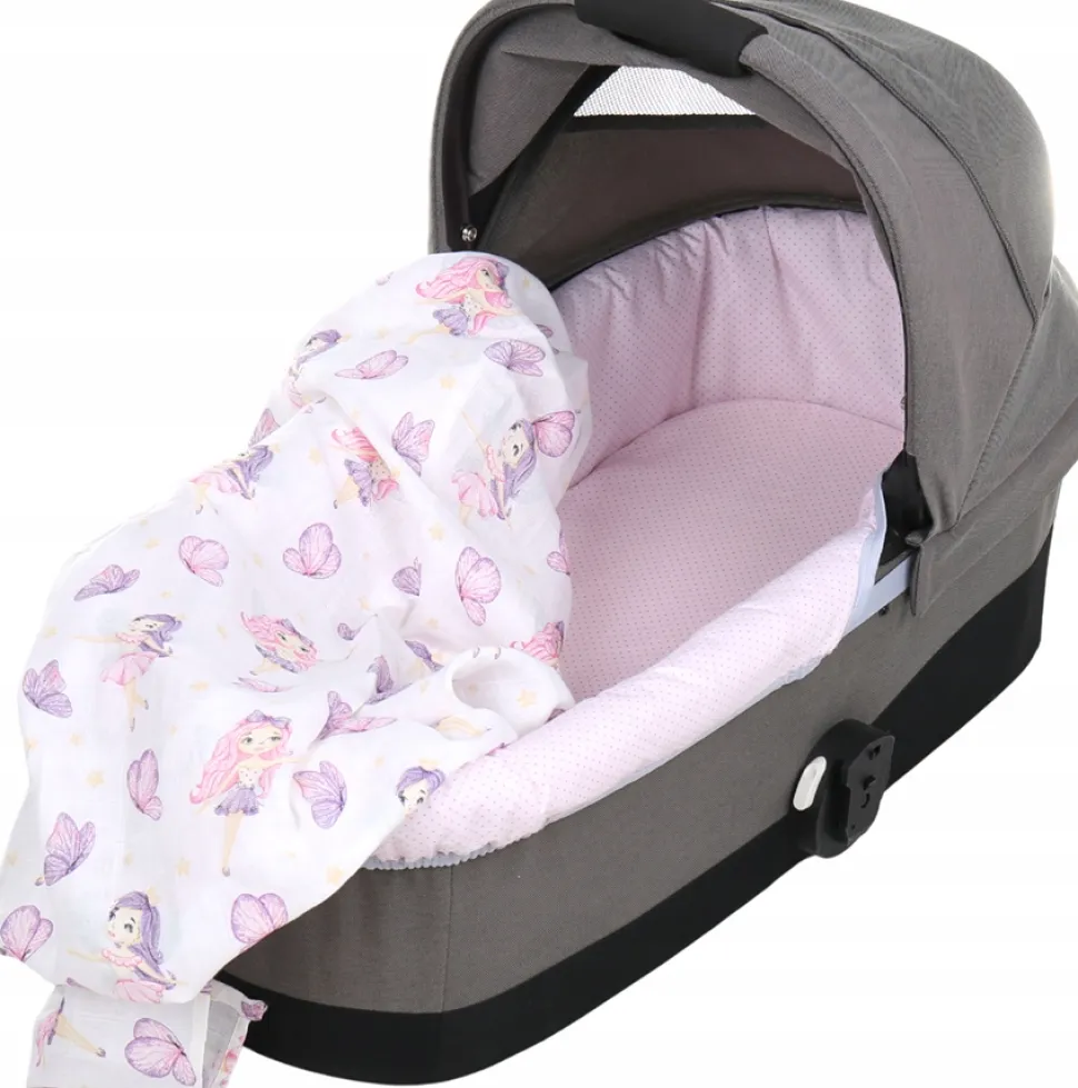 Babymam wkładka do gondoli wózka + prześcieradło