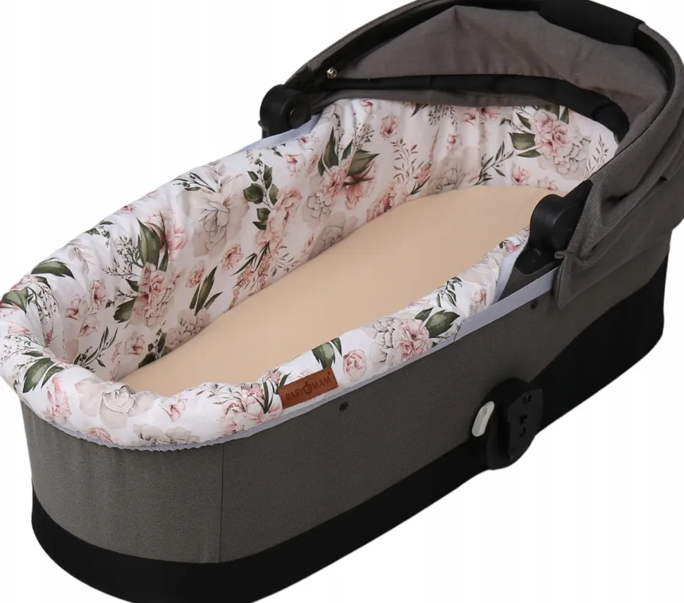 Babymam wkładka do gondoli wózka + prześcieradło
