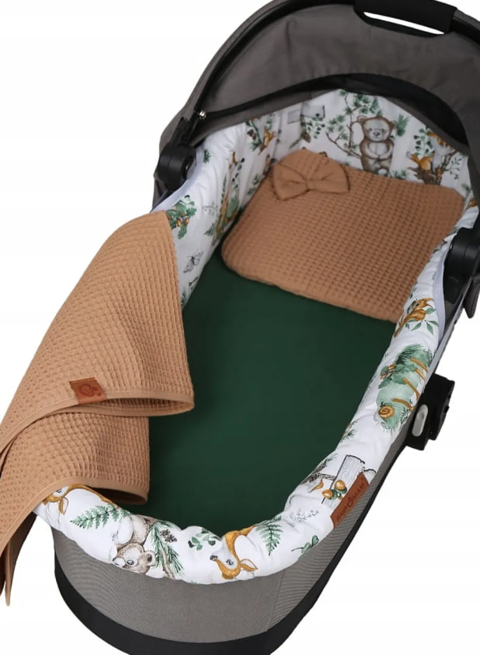 Babymam wkładka do gondoli wózka + prześcieradło