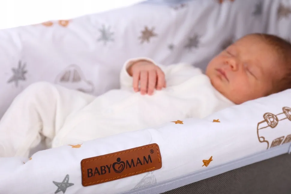 Babymam wkładka do gondoli wózka + prześcieradło