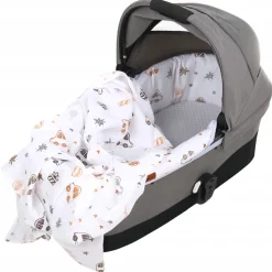 Babymam wkładka do gondoli wózka + prześcieradło