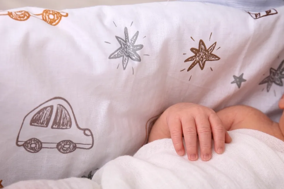 Babymam wkładka do gondoli wózka + prześcieradło