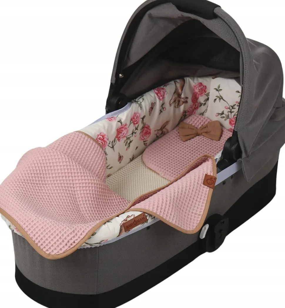 Babymam wkładka do gondoli wózka + prześcieradło