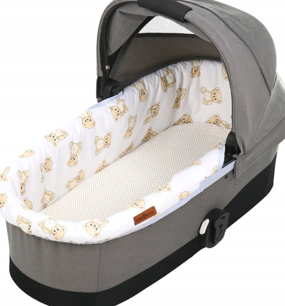 Babymam wkładka do gondoli wózka + prześcieradło