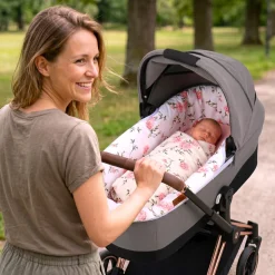 Babymam wkładka do gondoli wózka + prześcieradło