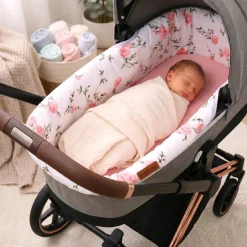 Babymam wkładka do gondoli wózka + prześcieradło