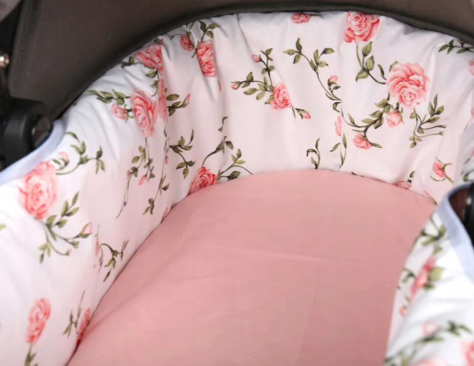 Babymam wkładka do gondoli wózka + prześcieradło
