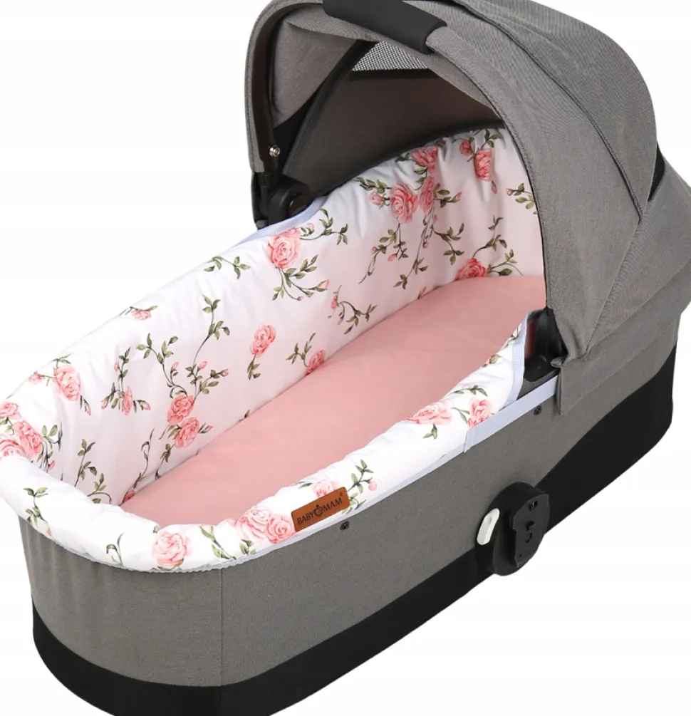 Babymam wkładka do gondoli wózka + prześcieradło
