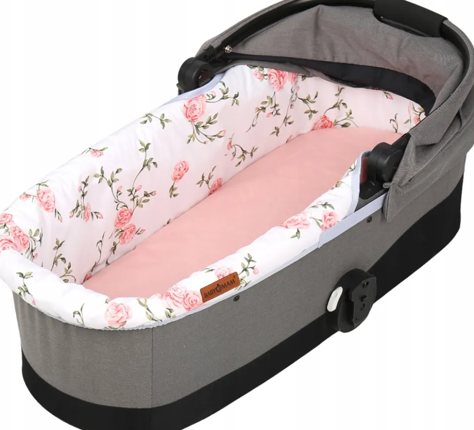 Babymam wkładka do gondoli wózka + prześcieradło