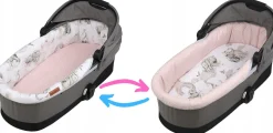 Babymam wkładka do gondoli wózka + prześcieradło