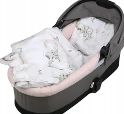 Babymam wkładka do gondoli wózka + prześcieradło