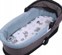 Babymam wkładka do gondoli wózka + prześcieradło