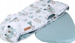 Babymam wkładka do gondoli wózka + prześcieradło
