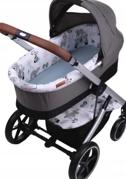 Babymam wkładka do gondoli wózka + prześcieradło