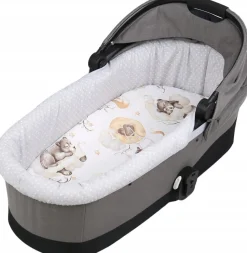Babymam wkładka do gondoli wózka + prześcieradło