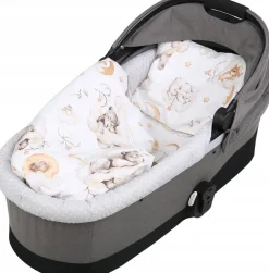 Babymam wkładka do gondoli wózka + prześcieradło