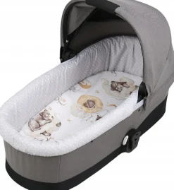 Babymam wkładka do gondoli wózka + prześcieradło