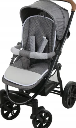 Babymam wkładka do spacerówki + ochraniacz na pasy pałąk uniwersalny zestaw