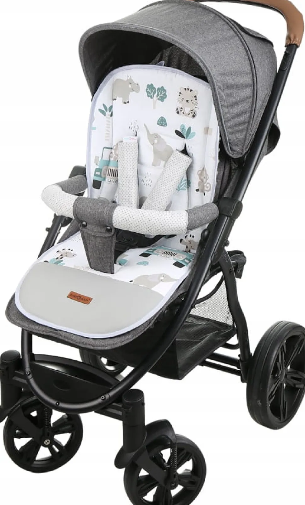 Babymam wkładka do spacerówki + ochraniacz na pasy pałąk uniwersalny zestaw