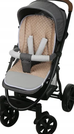 Babymam wkładka do spacerówki + ochraniacz na pasy pałąk uniwersalny zestaw
