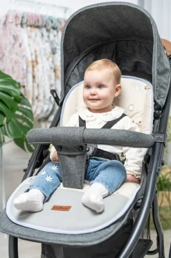 Babymam wkładka do spacerówki + ochraniacz na pasy pałąk uniwersalny zestaw