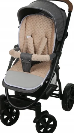 Babymam wkładka do spacerówki + ochraniacz na pasy pałąk uniwersalny zestaw