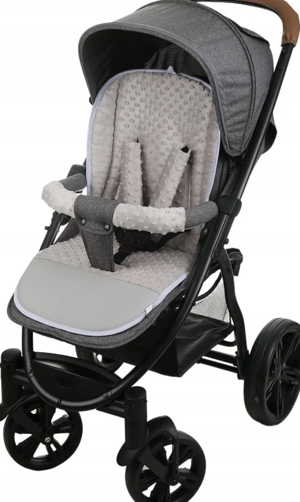 Babymam wkładka do spacerówki + ochraniacz na pasy pałąk uniwersalny zestaw