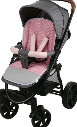 Babymam wkładka do spacerówki + ochraniacz na pasy pałąk uniwersalny zestaw