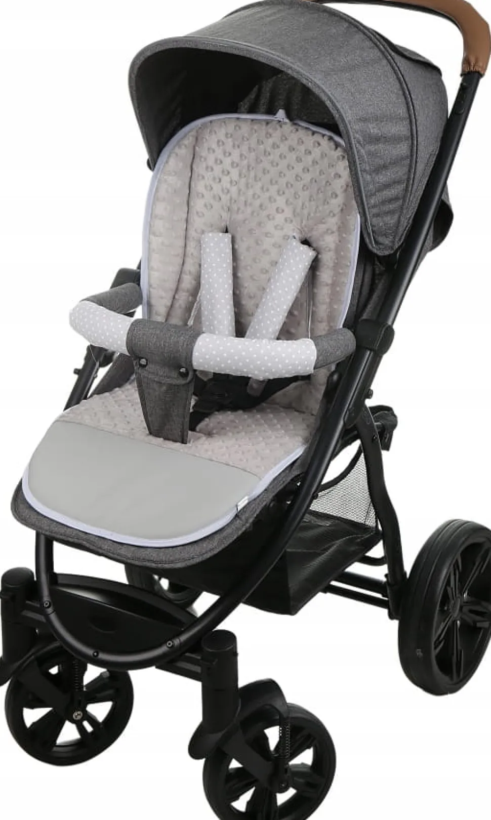 Babymam wkładka do spacerówki + ochraniacz na pasy pałąk uniwersalny zestaw