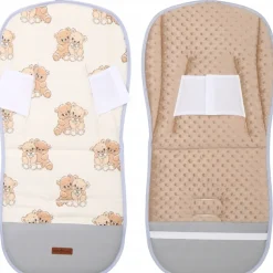 Babymam wkładka do spacerówki + ochraniacz na pasy pałąk uniwersalny zestaw
