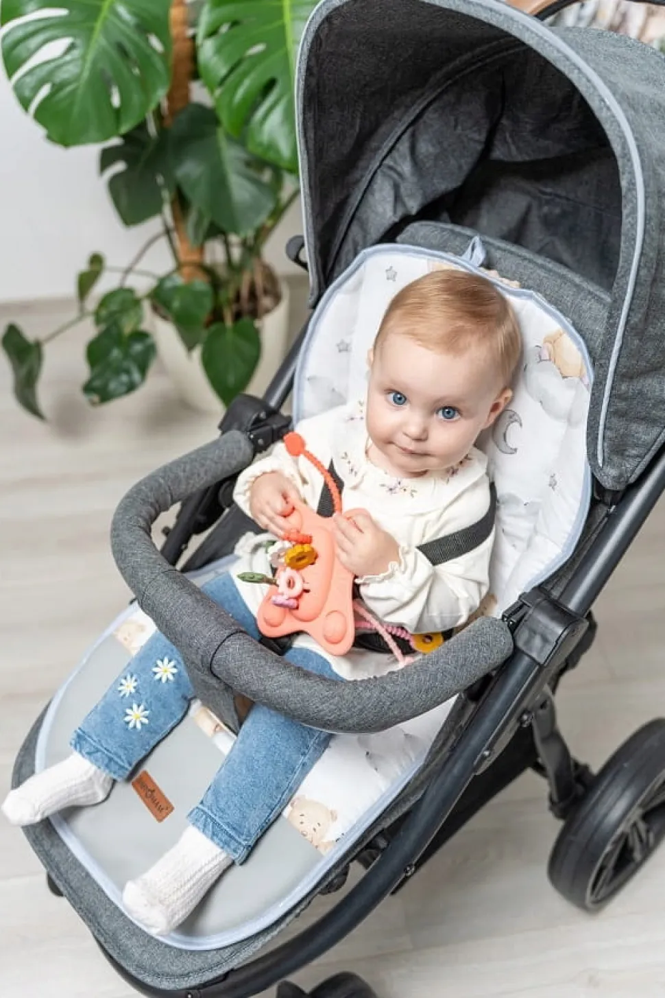 Babymam wkładka do wózka spacerówki dwustronna uniwersalna babymam ALLinONE