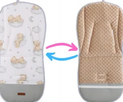 Babymam wkładka do wózka spacerówki dwustronna uniwersalna babymam ALLinONE