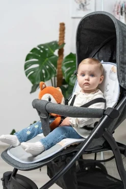 Babymam wkładka do wózka spacerówki dwustronna uniwersalna babymam ALLinONE