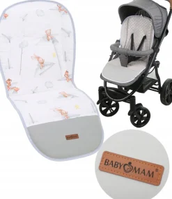 Babymam wkładka do wózka spacerówki dwustronna uniwersalna babymam ALLinONE